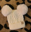 CC Double Pom Beanie White