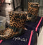 Leopard Bow Rain Boots- Kids